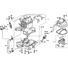 Crankcase Set for Honda GX25N