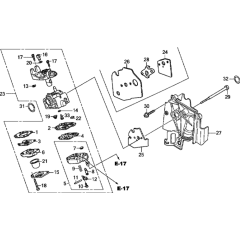 Carburettor Assembly for GX25NT