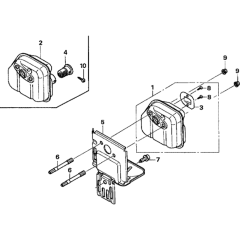 Muffler Assembly for Honda GX25NT