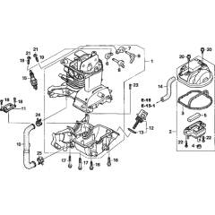 Crankcase Set for Honda GX25NT