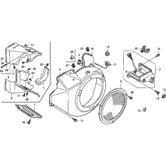 Fan Cover for Honda GX270