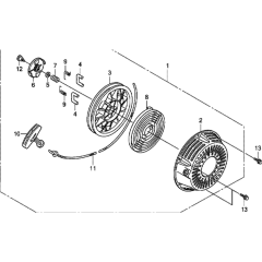 Recoil Starter for Honda GX270H