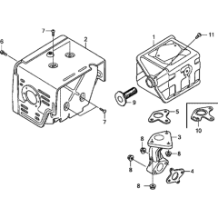 Muffler Assembly for GX270H
