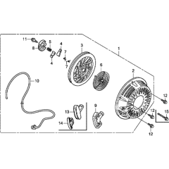 Recoil Starter for Honda GX270T