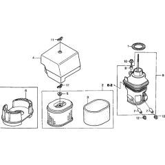 Air Cleaner Assembly Honda GX270T