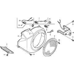 Fan Cover for Honda GX270U