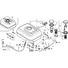 Fuel Tank Assembly for GX270U