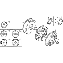 Flywheel Assembly for GX270U