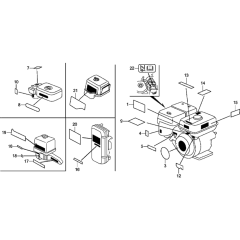 Label Assembly for Honda GX270UT