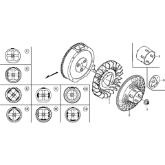 Flywheel Assembly for GX270UT2