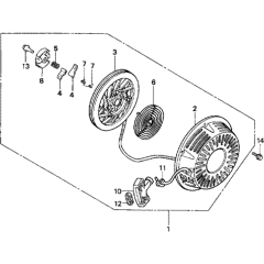 Recoil Starter for Honda GX340K1