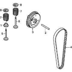 Cam Pulley Assembly Honda GX35
