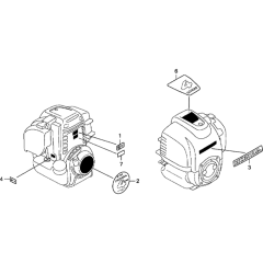 Label for Honda GX35 Engines