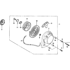 Recoil Starter for Honda GX35