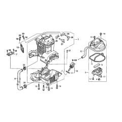 Crankcase Set for Honda GX35
