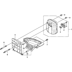 Muffler Assembly for GX35NT