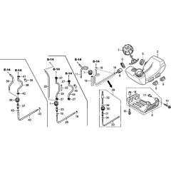 Fuel Tank for Honda GX35NT