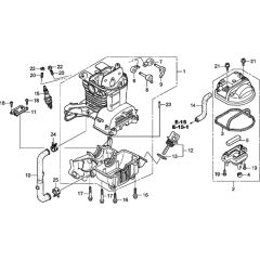 Crankcase Set for Honda GX35T