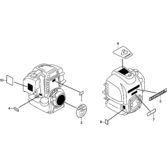 Label for Honda GX35T Engines