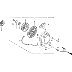 Recoil Starter for Honda GX35T