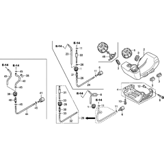 Fuel Tank-1 for Honda GX35T