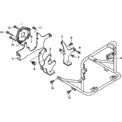 Frame & Engine Mount for GX360K1