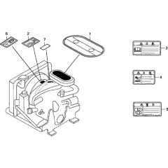 Label for Honda GX360K1 Engines