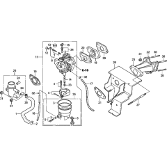 Carburetor Assembly for GX360K1