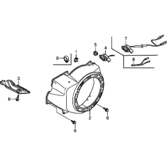 Fan Cover for Honda GX390H1