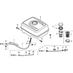 Fuel Tank Assembly for GX390H1