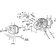 Cylinder Head Assembly for GX390H1