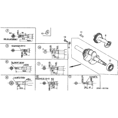 Crankshaft for Honda GX390K1