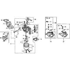 Carburetor Assembly for GX390K1