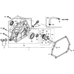 Crankcase Cover for Honda GX390T1