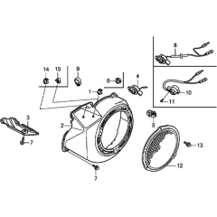 Fan Cover for Honda GX390T2