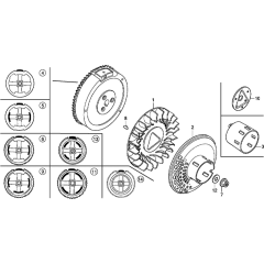 Flywheel Assembly for GX390T2