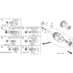 Crankshaft Assembly for Honda GX390U1