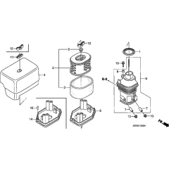 Air Cleaner for Honda GX390U1