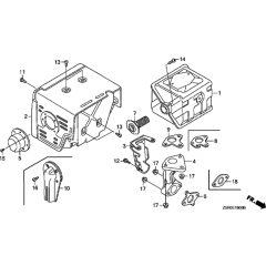 Muffler Assembly for Honda GX390U1