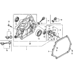 Crankcase Cover for Honda GX390UT1