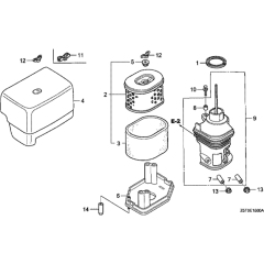Air Filter Assembly for Honda GX390UT1