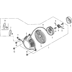 Recoil Starter for Honda GXH50