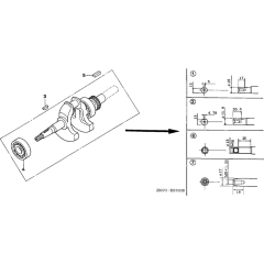 Crankshaft Assembly for GXH50