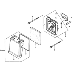 Air Cleaner Assembly Honda GXH50