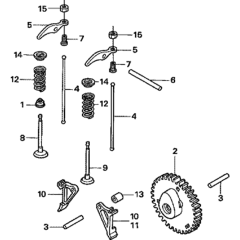 Camshaft Assembly for GXH50U