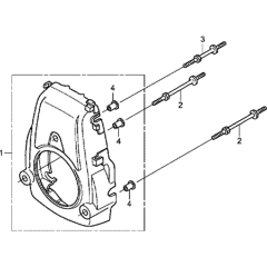 Fan Cover for Honda GXH50U