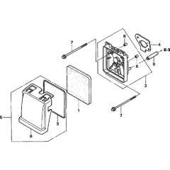 Air Cleaner for Honda GXH50U