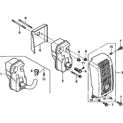 Muffler Assembly for GXH50U
