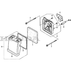 Air Cleaner for Honda GXH50UT