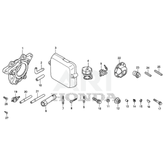 Honda GXR120RT Engine Parts